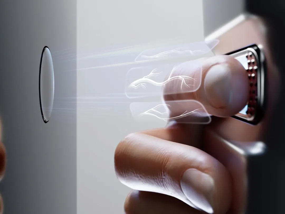 Finger on the S5 three-surface finger vein reader
