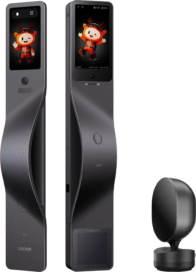 Lockin V7 MAX, front and interior units with indoor camera